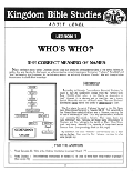 Kingdom Bible Studies No. 1