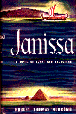 Janissa - A Novel of Egypt and Palestine - [World War II Hardbound 358 pages] The Christian Herald selected it as \"one of the 12